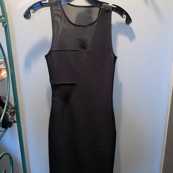 Express Asymmetrical black dress - Picture 1 of 1